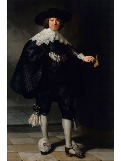 Marten Soolmans, retratado por Rembrandt