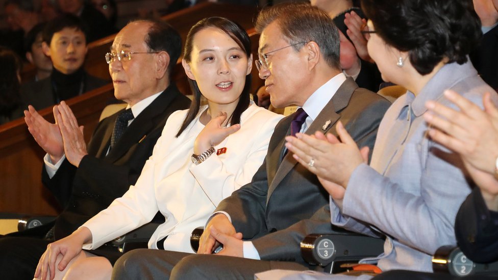 Kim Yo-jong disfrutó de un concierto en Seúl el pasado domingo junto al presidente surcoreano, Moon Jae-in.