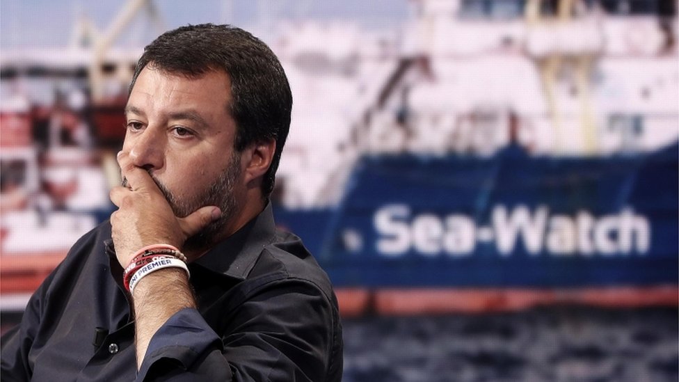El ministro italiano del Interior, Matteo Salvini.