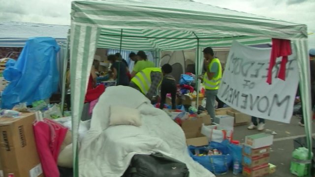 Aid workers help in Bregana