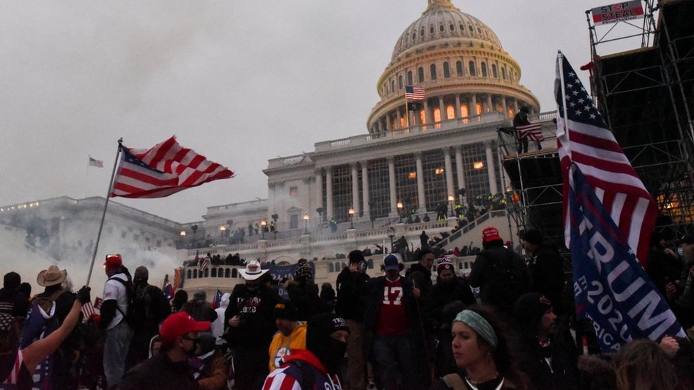 Capitol riots: 'Wild' Trump tweet incited attack, says inquiry