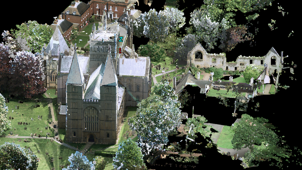 Трехмерное изображение собора Саутвелла