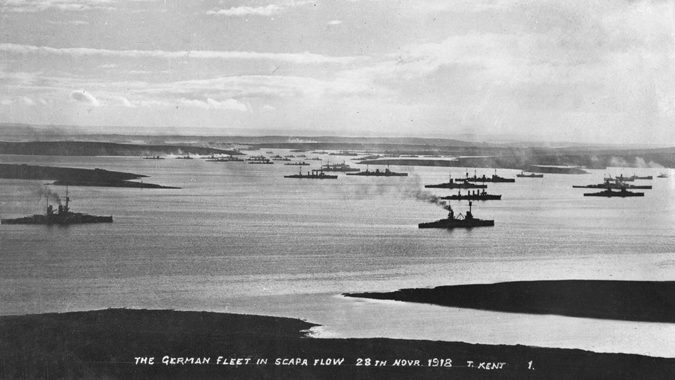 Flota Alemana en Scapa Flow