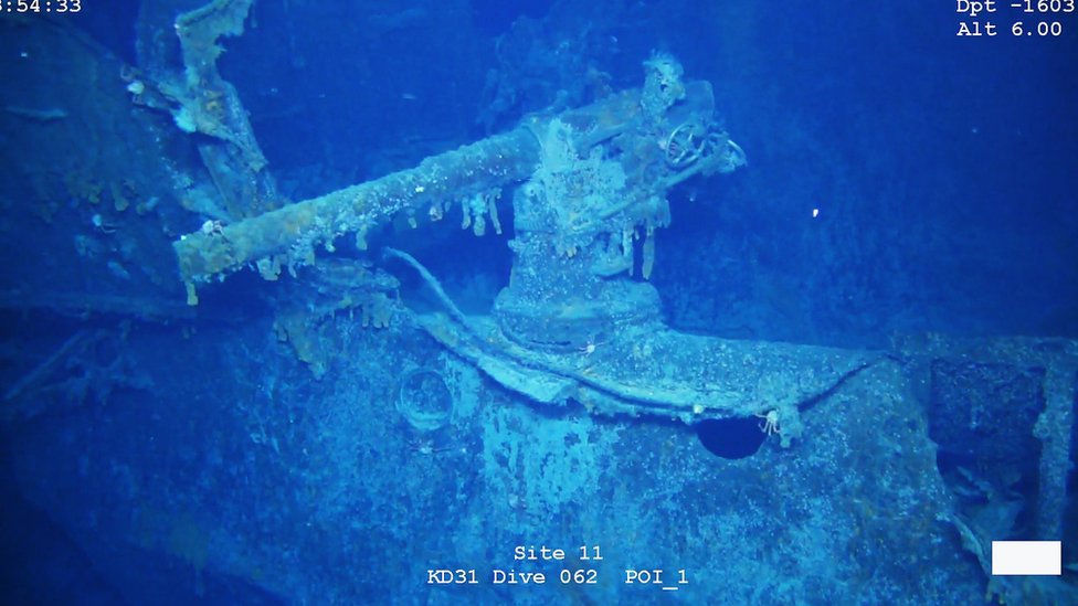 German WWI wreck Scharnhorst discovered off Falklands - BBC News