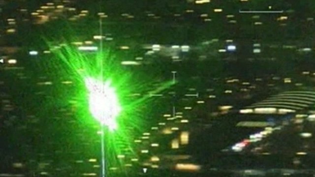 How dangerous are lasers to planes? - BBC News