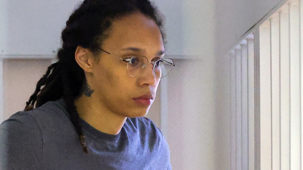 Brittney Griner: US basketball star jailed for nine years on drug charges