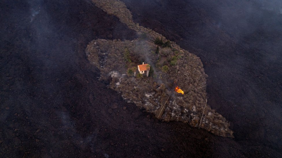 Volcán en La Palma