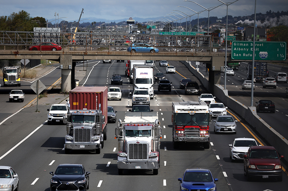 Camiones en California, EE.UU.