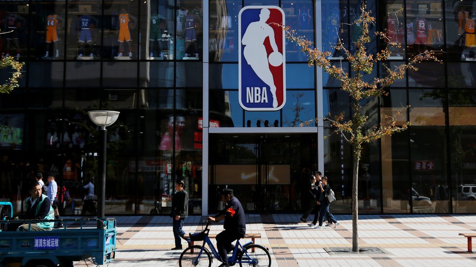 La tienda de la NBA en Pekín