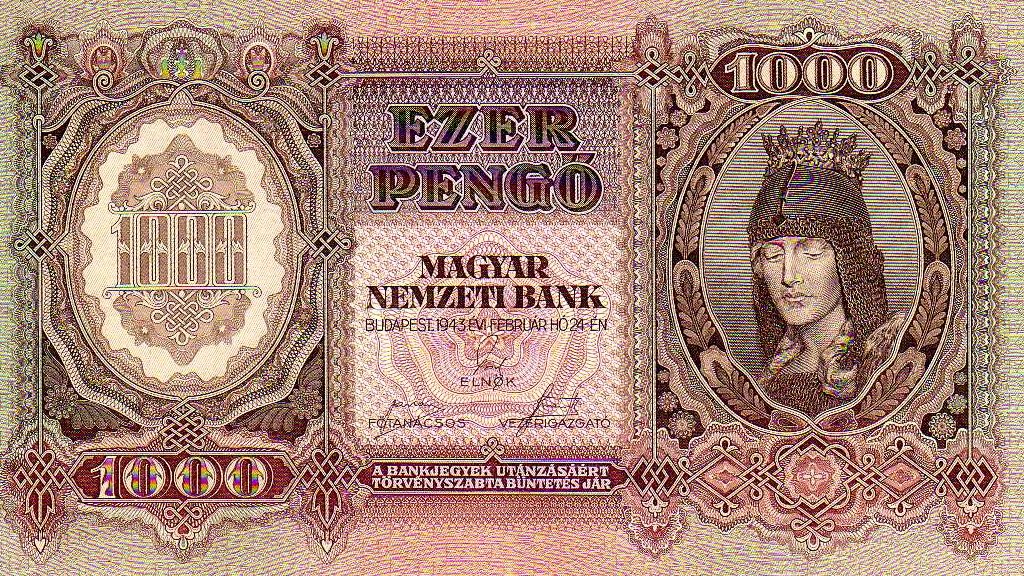 1.000 pengő de 1943
