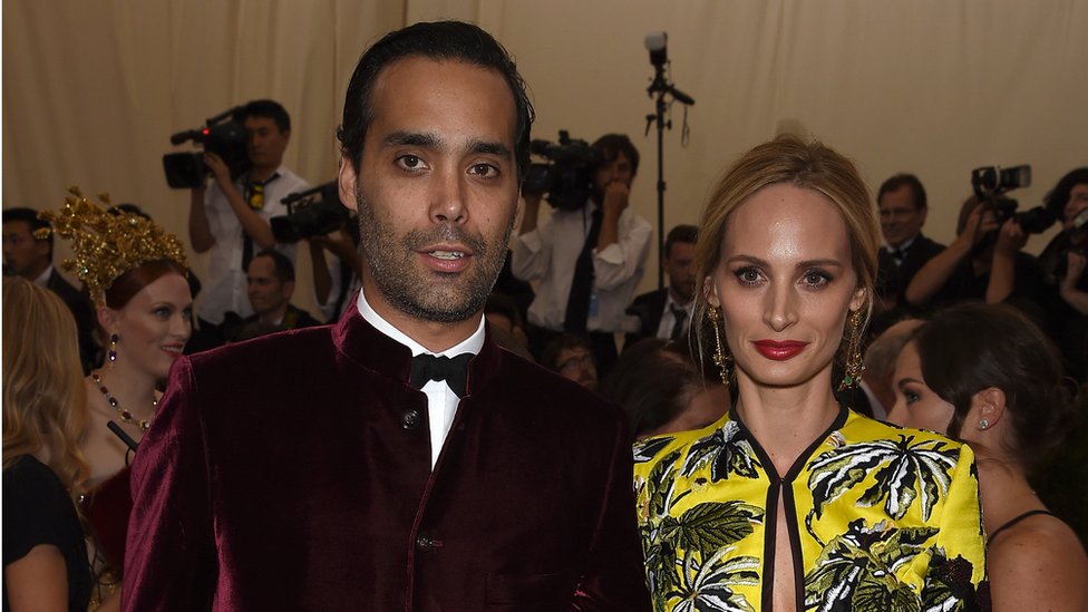 Andrés Santo Domingo y su mujer, Lauren Davis, forman parte de la "jet set" de Nueva York y son habituales en eventos de celebridades. Andrés Santo Domingo y su mujer, Lauren Davis