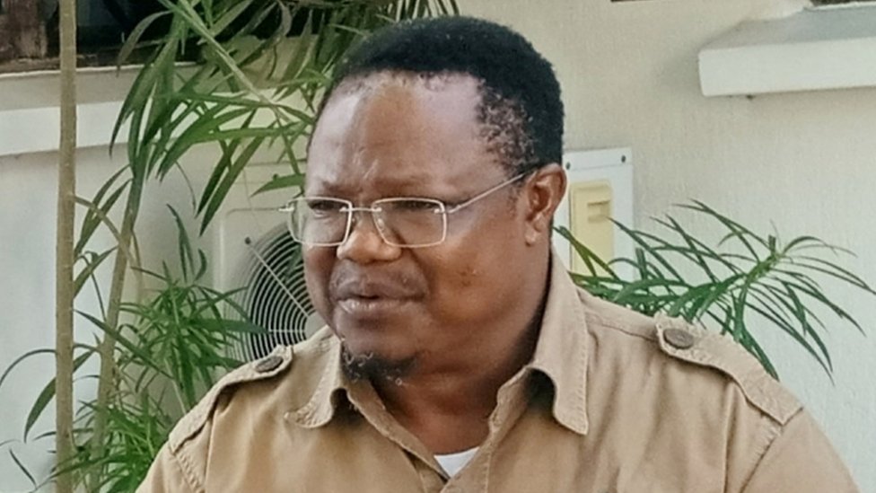 Opposition presidential candidate Tundu Lissu on 7 October 2020