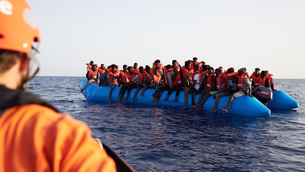 Мигрантов спасли у берегов Ливии 5 июля 2019 года