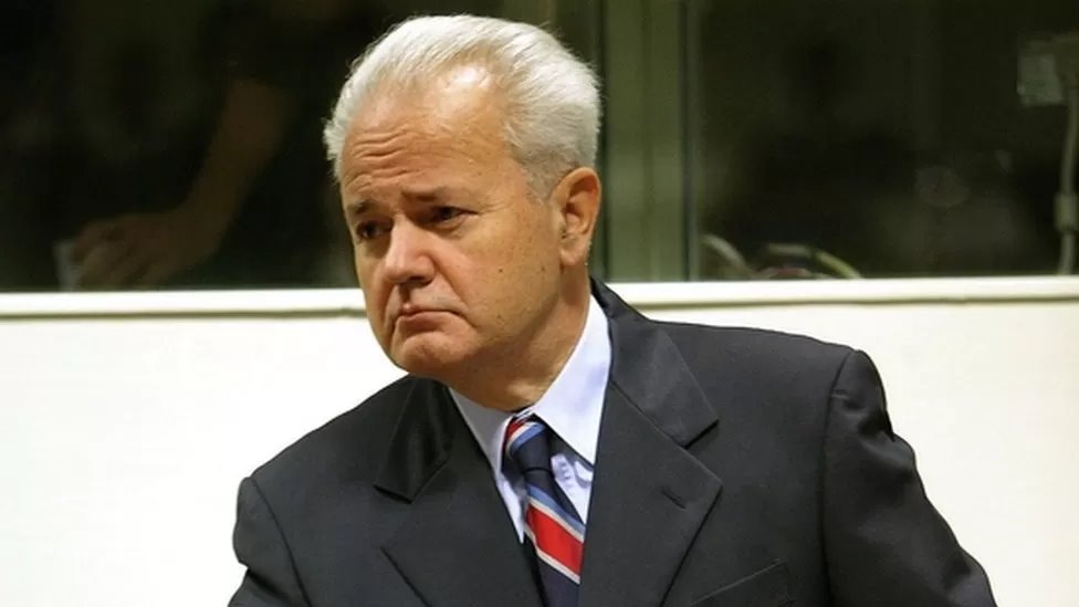 Retrato de Slobodan Milosevic