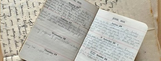 Дневник Лесли Торпа за июнь 1919 года с записями о потопе немецкого флота