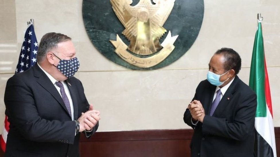 حمدوك وبومبيو