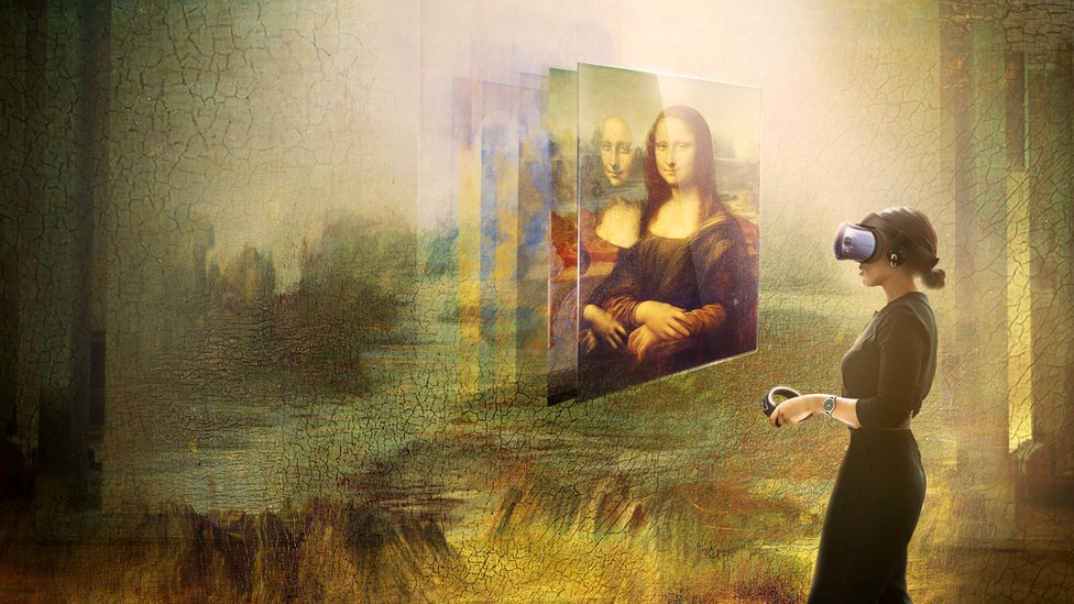 Мона Лиза: За стеклом - опыт виртуальной реальности, который может похвастаться раскрытием деталей, невидимых невооруженным глазом