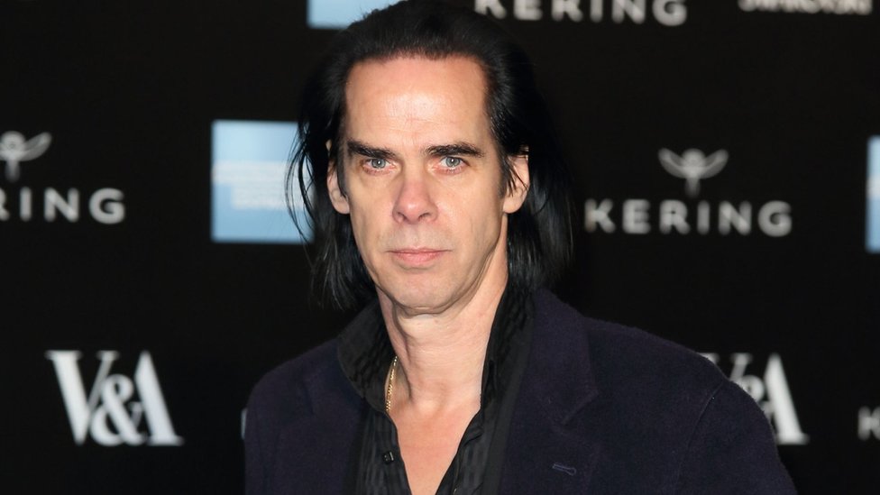 Nick Cave at an exhibition, March 2015