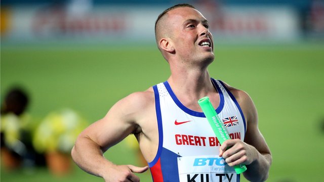 Great Britain win the men's 4x100m relay at European Team Championships