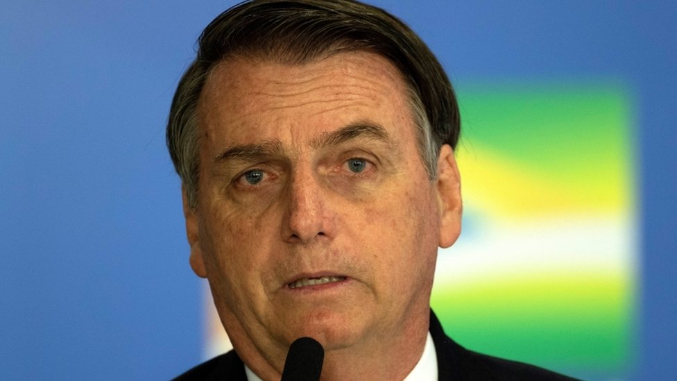 BBC NO USAR / Presidente de Brasil, Jair Bolsonaro.