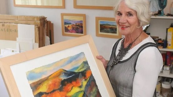 Artist's gallery dream realised on eve of 96th birthday