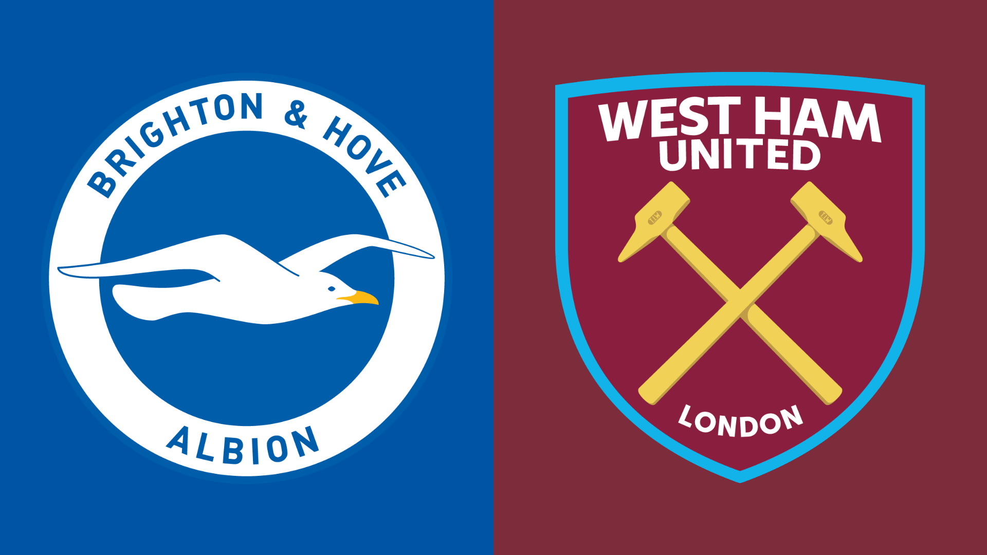 Brighton & Hove Albion vs West Ham United