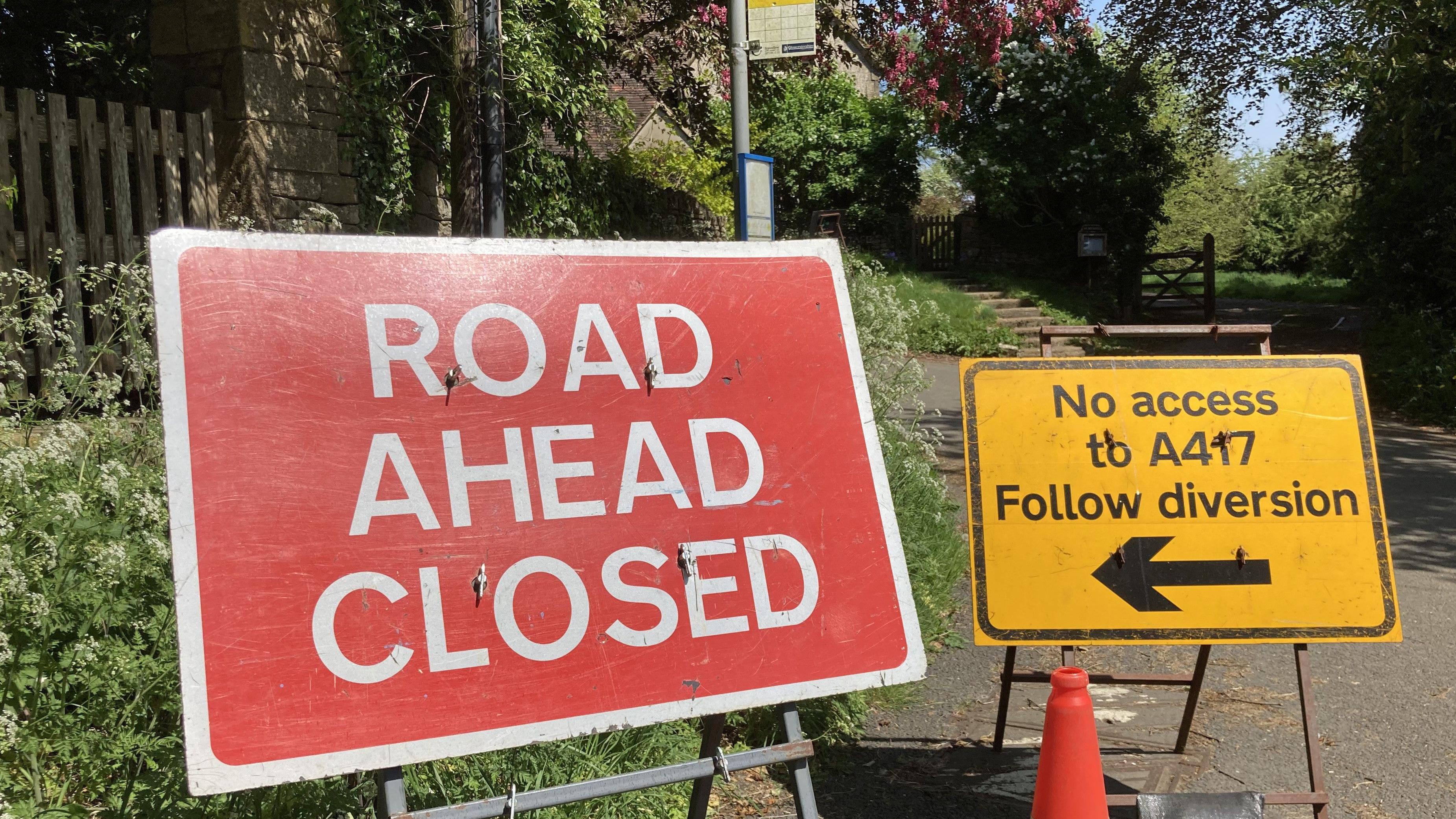 Road closure leaves Cotswold villagers using dangerous junction