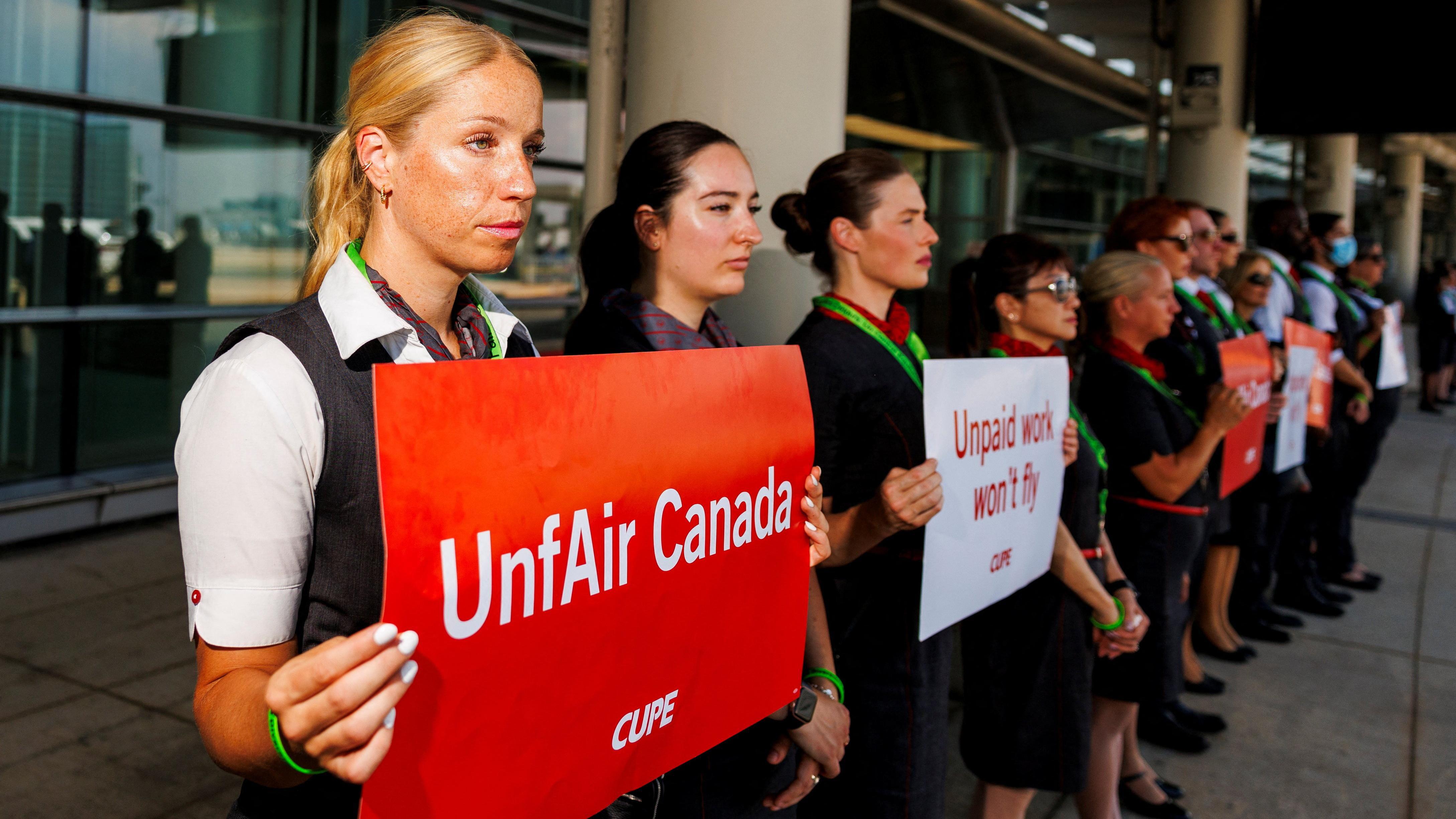 Air Canada begins cancelling flights ahead of potential strike