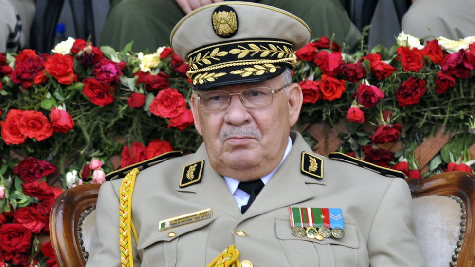 قائد الجيش الجزائري الفريق أحمد قايد صالح