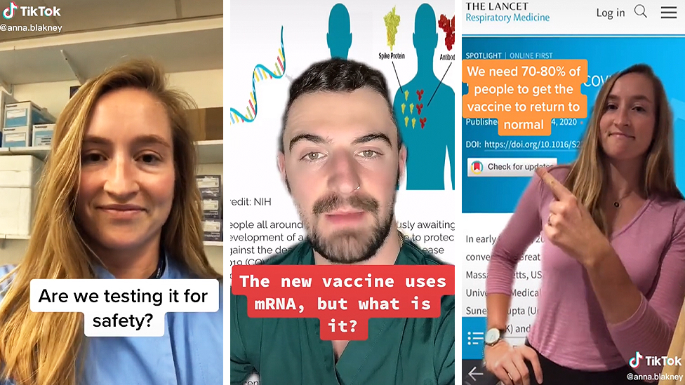 Vaccine Doctors On Tiktok Come For The Fun Stay For The Science c News