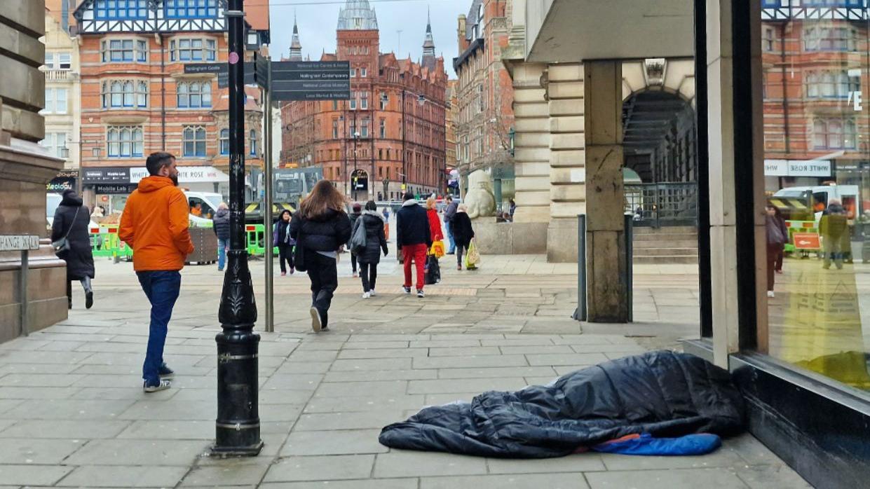 Nottingham&rsquo;s record homeless numbers blamed on &lsquo;policy choices&rsquo;