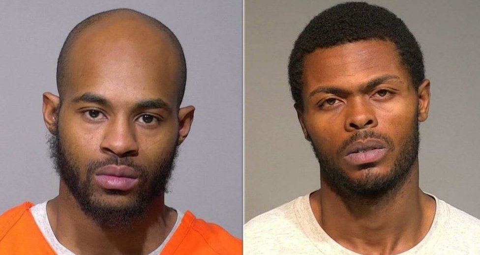Isaac Barnes and Untrell Oden in pictures supplied by Milwaukee County Jail