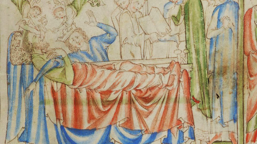 Смерть Едуарда сповідника, середньовічний літопис