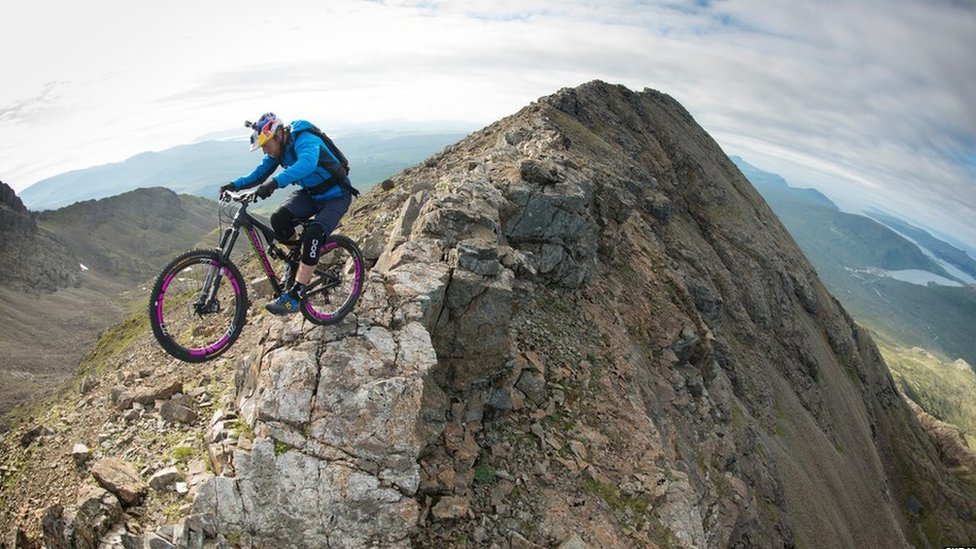 danny macaskill the ridge bike