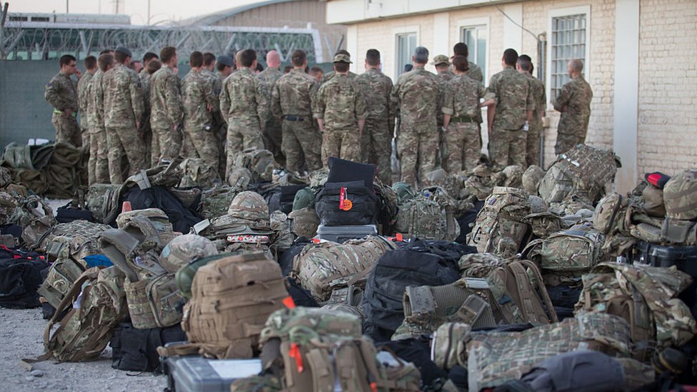 Soldados británicos en Afganistán