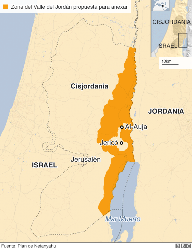 Mapa Israel