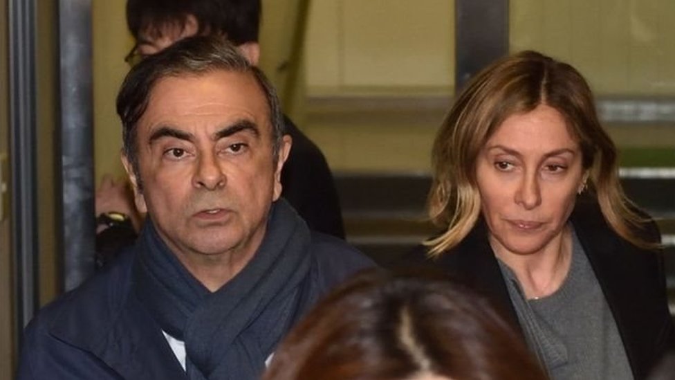 Carlos Ghosn ve eşi Carole Ghosn