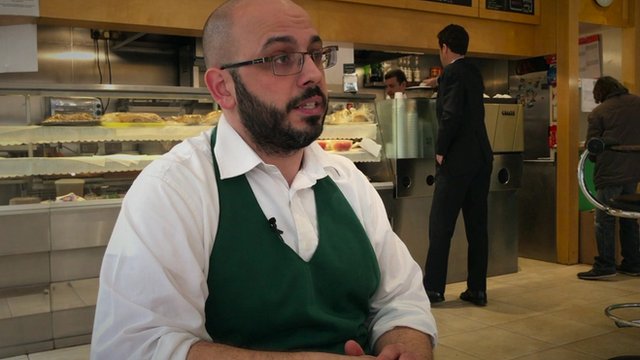 Alex Pose-Gil, London cafe owner