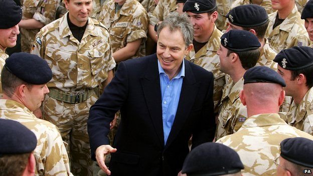 Тони Блэр в Ираке