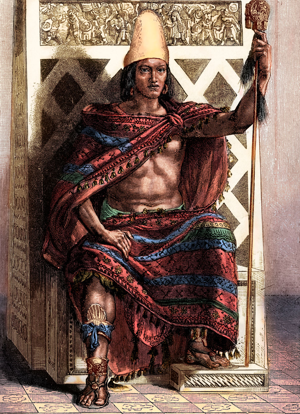 Ilustración de Moctezuma II