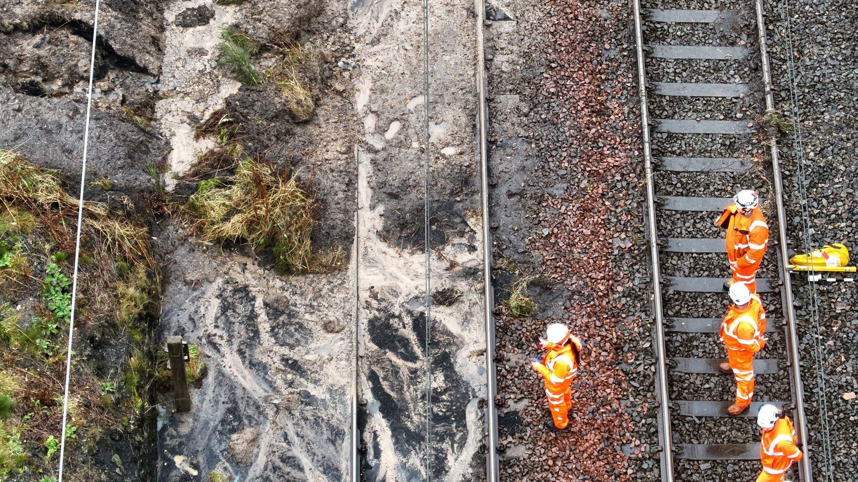 Cumbria train derailment line reopens - BBC News