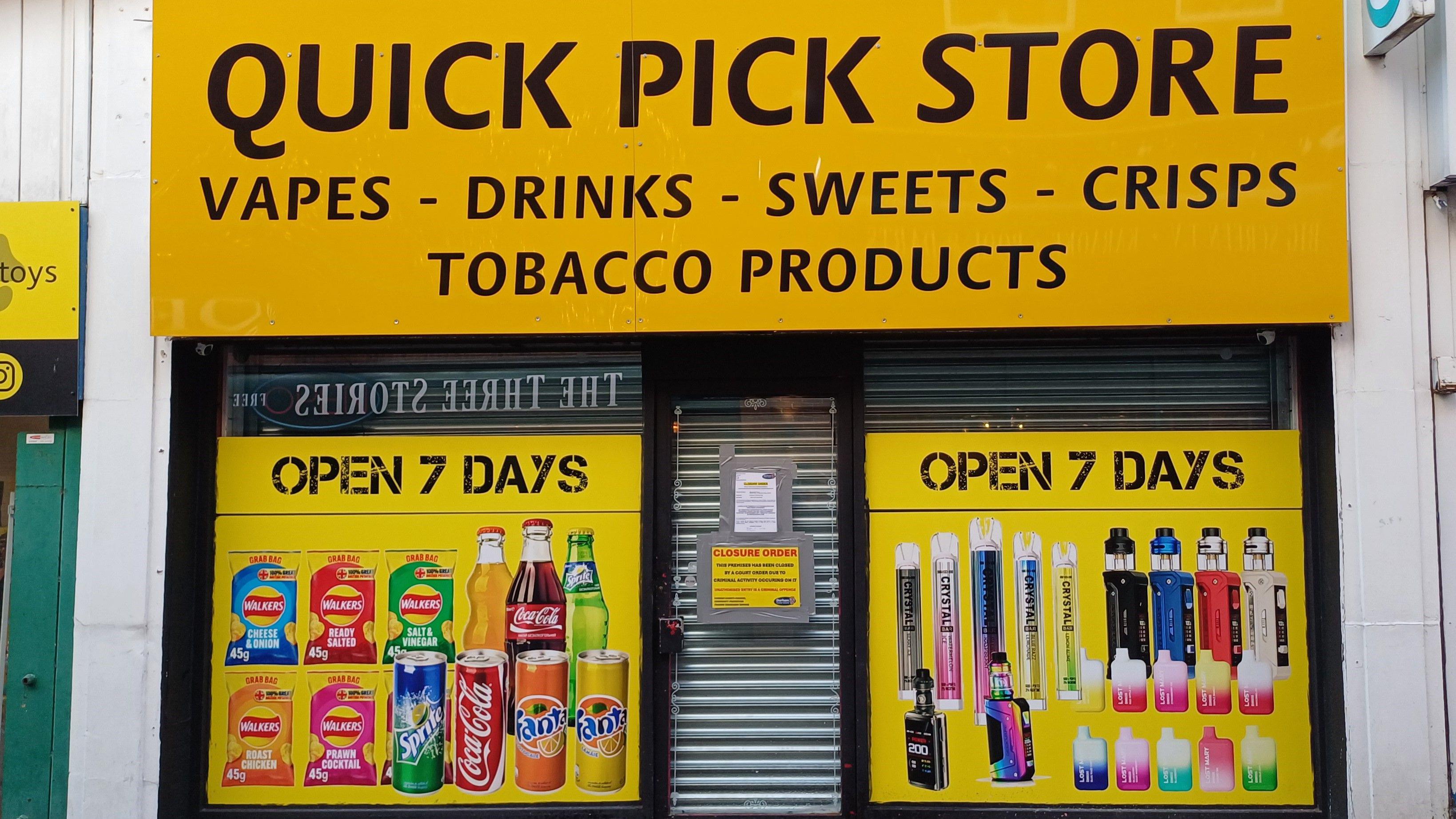 Peterlee shop closed as illegal vapes found behind fake wall