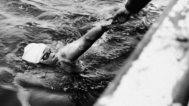 Lynne Cox on her swim across the Bering Strait