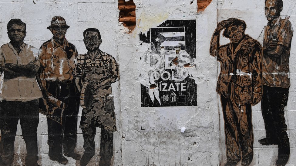 La opción de la independencia no ha tenido éxito electoral en Puerto Rico Afiche en Puerto Rico