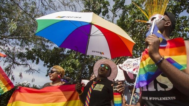 Ugandan Activists Celebrate At Gay Pride Rally Bbc News 8473