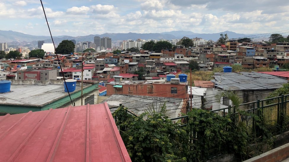 Una vista de Caracas