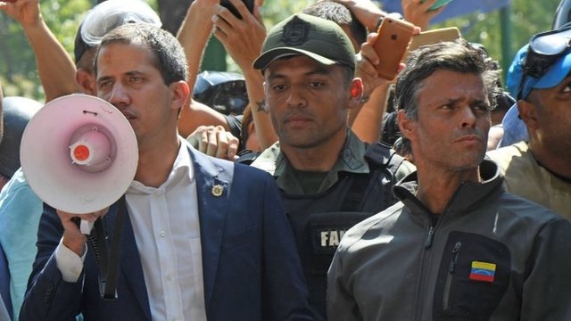 Guaidó y Leopoldo López