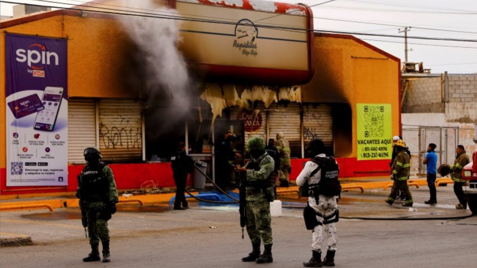 Store burned down in Ciudad Juarez