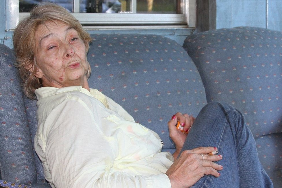 Mujer en Sunshine Lane, Jamestown