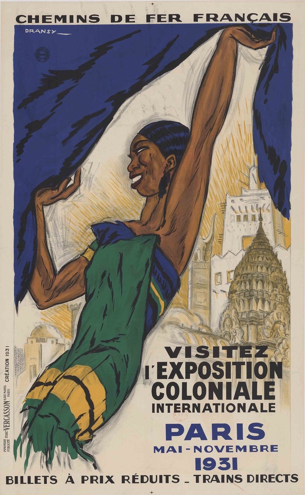 Afiche de la Exposición Colonial de París de 1931.